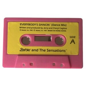 BARBIE and‎ the SENSATIONS CASSETTE TAPE 1987 Vintage Barbie Doll Tape